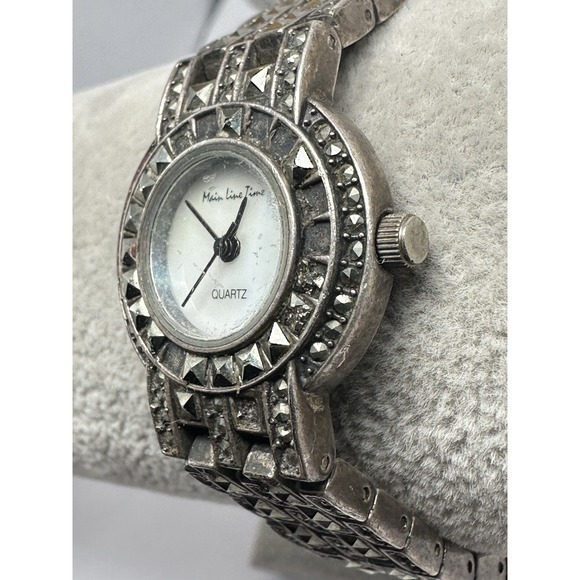 Main Line Time Ladies MOP Watch New Battery B1010 24MM 7.5" F24 - Picture 2 of 13